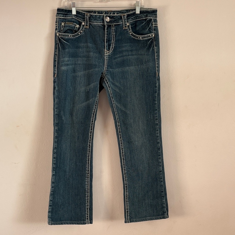 L.A. Idol Women's Dark Blue Boot Cut Jeans
